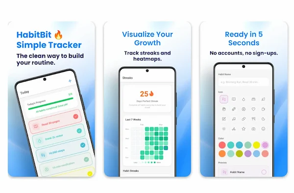 HabitBit - Simple Habit Tracker screenshot